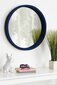 Dekoratiivne peegel, Asir, 60x60 cm, sinine hind ja info | Peeglid | kaup24.ee