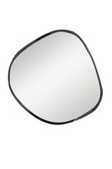 Декоративное зеркало Asir, 60x60 см, черный цена и информация | Зеркала | kaup24.ee