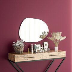 Декоративное зеркало Asir, 75х55 см, прозрачный цена и информация | Зеркала | kaup24.ee