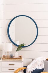 Декоративное зеркало Asir, 75x55 см, синий цена и информация | Зеркала | kaup24.ee