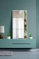 Dekoratiivne peegel, Asir, 50x102 cm, valge/roheline hind ja info | Peeglid | kaup24.ee