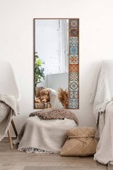 Декоративное зеркало Asir, 50х100 см, коричневый цена и информация | Зеркала | kaup24.ee