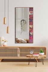 Dekoratiivne peegel, Asir, 50x102 cm, pruun/roosa цена и информация | Зеркала | kaup24.ee