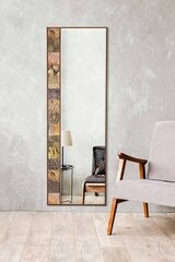 Dekoratiivne peegel Asir, 50x152 cm, pruun цена и информация | Зеркала | kaup24.ee