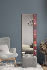 Dekoratiivne peegel Asir, 50x152 cm, pruun/roosa цена и информация | Зеркала | kaup24.ee