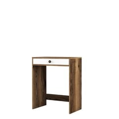 Макияжный столик Asir, 70x40x84,7 см, коричневый/белый цена и информация | Туалетные столики | kaup24.ee