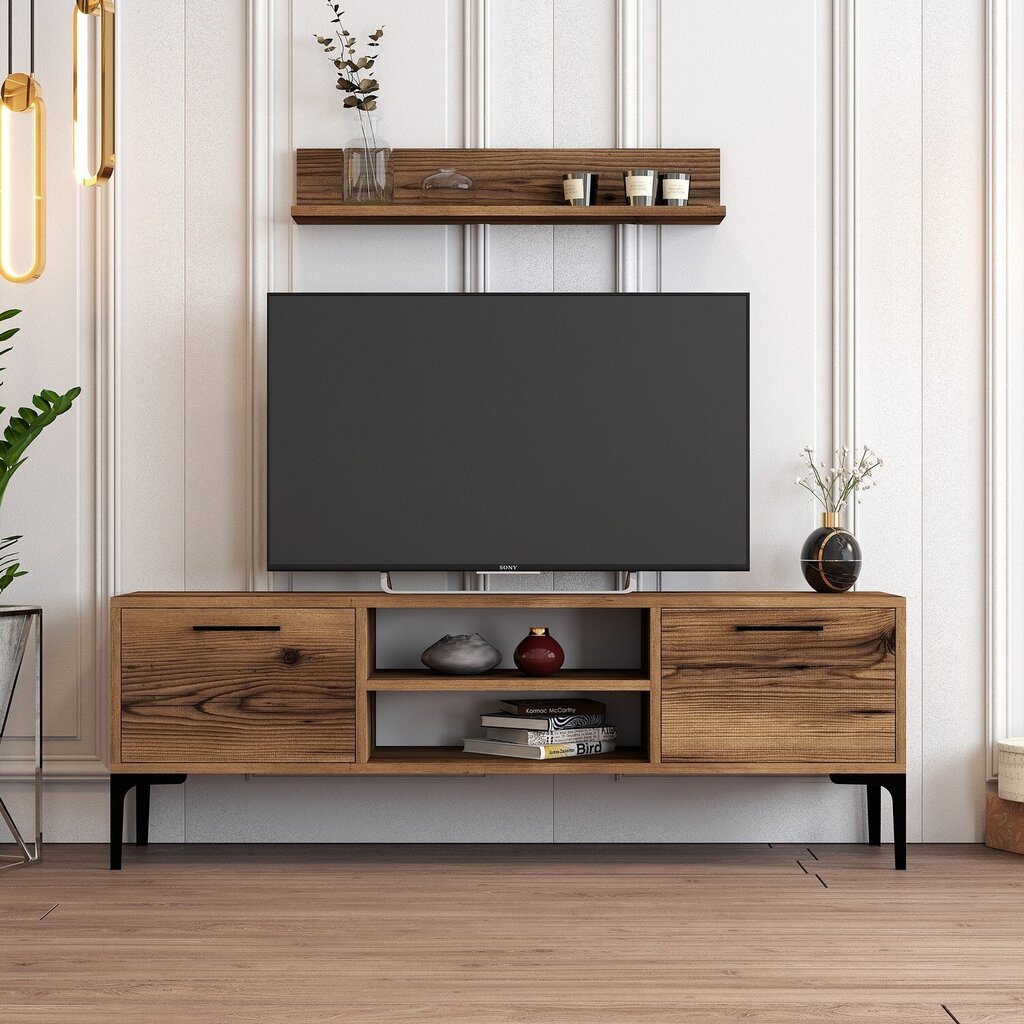 TV-üksus Asir, 140x48x30 cm, pruun hind ja info | TV alused | kaup24.ee