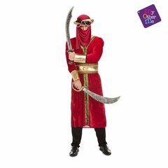 Maskeraadi kostüüm täiskasvanutele Arab Warrior Suurus M/L Punane M цена и информация | Карнавальные костюмы | kaup24.ee