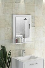 Декоративное зеркало Asir, 45х60 см, белый цена и информация | Подвесные зеркала | kaup24.ee
