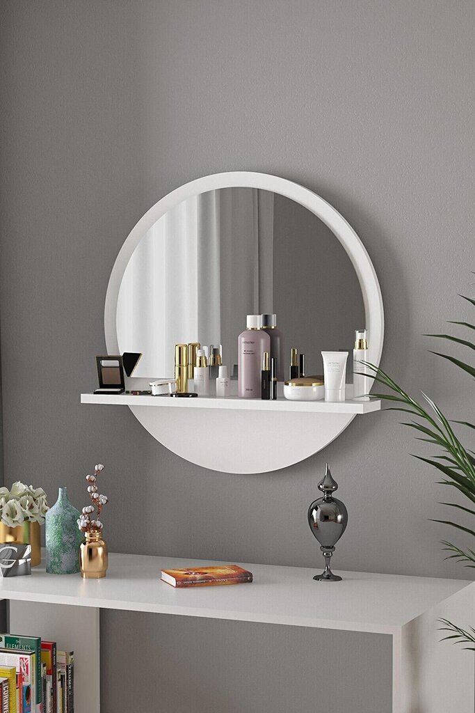 Dekoratiivne peegel Asir, valge hind ja info | Peeglid | kaup24.ee