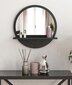 Dekoratiivne peegel Asir, hall цена и информация | Peeglid | kaup24.ee