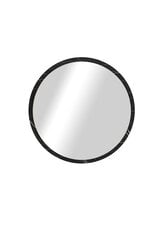 Dekoratiivne peegel Asir, 45x45 cm, must цена и информация | Зеркала | kaup24.ee