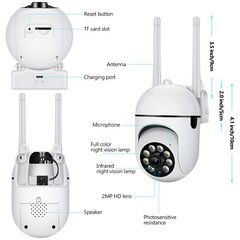 Беспроводная камера наблюдения цена и информация | Камеры видеонаблюдения | kaup24.ee