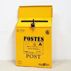 Postkast, kollane, L7 hind ja info | Postkastid, majade numbrid | kaup24.ee