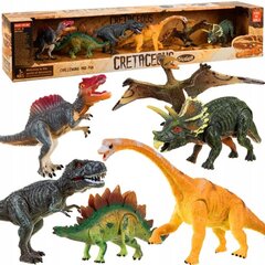 Набор фигурок динозавров, 6 шт. цена и информация | Развивающий мелкую моторику - кинетический песок KeyCraft NV215 (80 г) детям от 3+ лет, бежевый | kaup24.ee