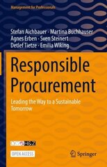 Responsible Procurement: Leading the Way to a Sustainable Tomorrow 1st ed. 2022 цена и информация | Книги по экономике | kaup24.ee