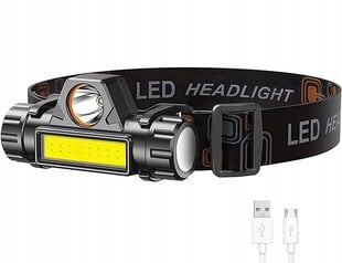 Taaslaetav LED-peaga taskulamp hind ja info | Taskulambid, prožektorid | kaup24.ee