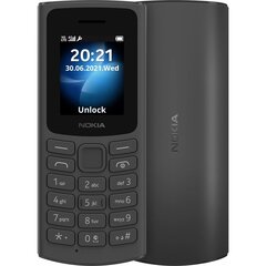 Товар с повреждением. Nokia 105 DS TA-1378 Black, 1.8 , QQVGA цена и информация | Nokia Аутлет | kaup24.ee