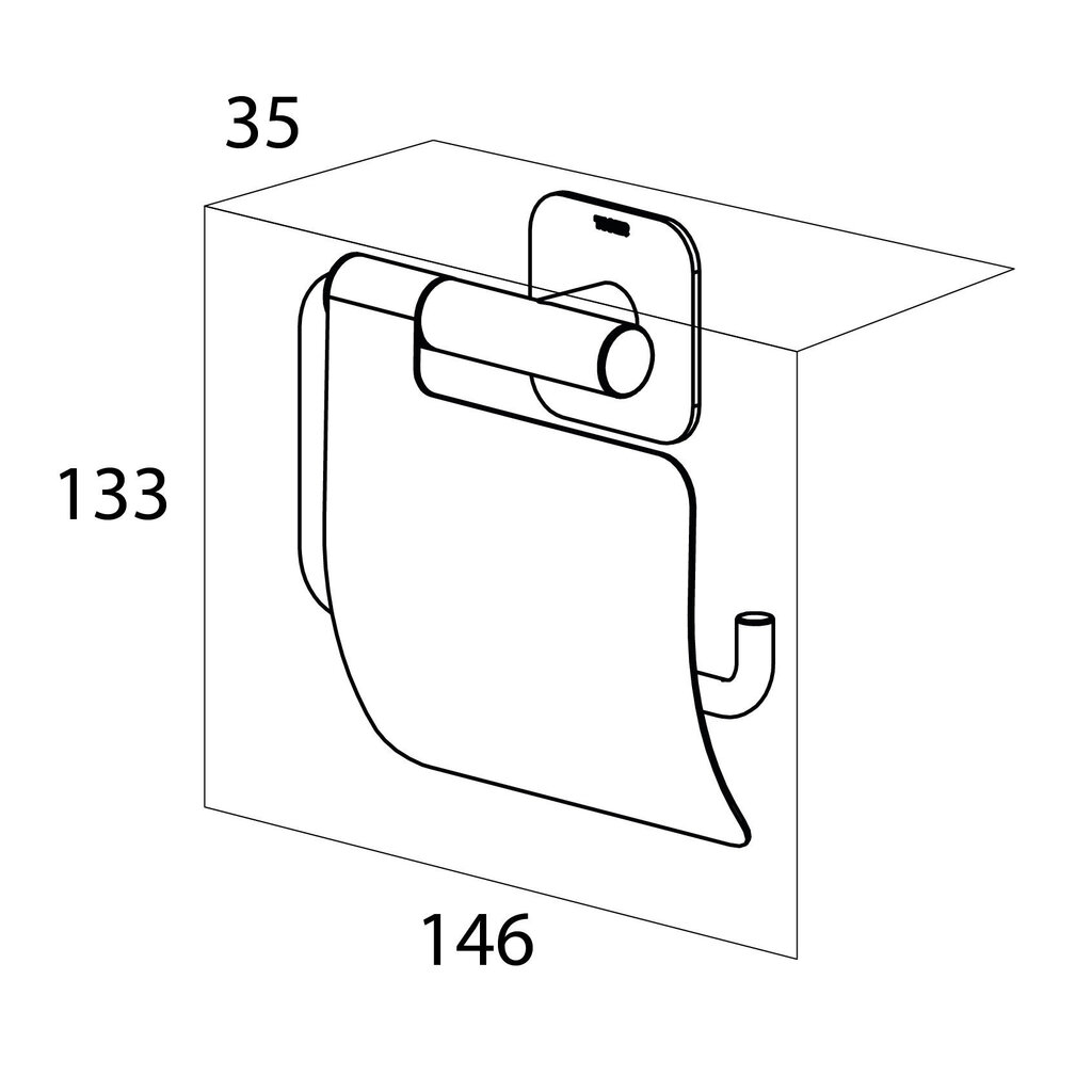 Tualettpaberirulli hoidja poleeritud roostevabast terasest Tiger Colar hind ja info | Vannitoa sisustuselemendid ja aksessuaarid | kaup24.ee