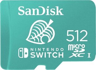 Карта памяти SanDisk microSDXC 512GB UHS-I Card for Nintendo Switch цена и информация | Аксессуары для компьютерных игр | kaup24.ee