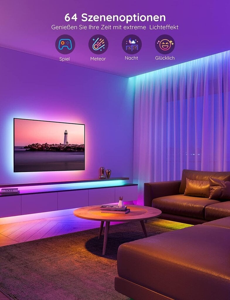 Govee RGBIC LED Strip 20m Music Sinch Smart Home hind ja info | LED ribad | kaup24.ee