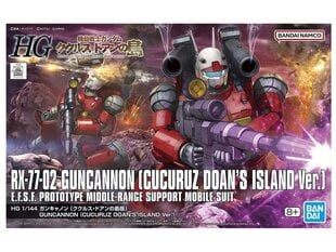 Bandai - HGUC RX-77-02 Guncannon (Cucuru Doan's Island Version), 1/144, 65315 цена и информация | Конструкторы и кубики | kaup24.ee