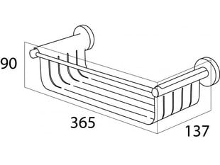 Корзина для ванной и душа Tiger Boston цена и информация | Аксессуары для ванной комнаты | kaup24.ee