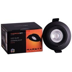 Светодиодный потолочный светильник LED 5W 3000K/4000K/5700K 400Lm 50° (Internal Driver Included) RAL9005 цена и информация | Монтируемые светильники, светодиодные панели | kaup24.ee