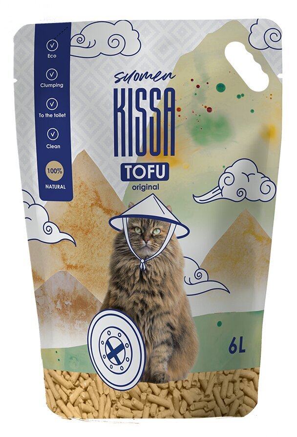 Tofu paakuv kassiliiv "Suomen Kissa", 6L hind ja info | Kassiliiv | kaup24.ee