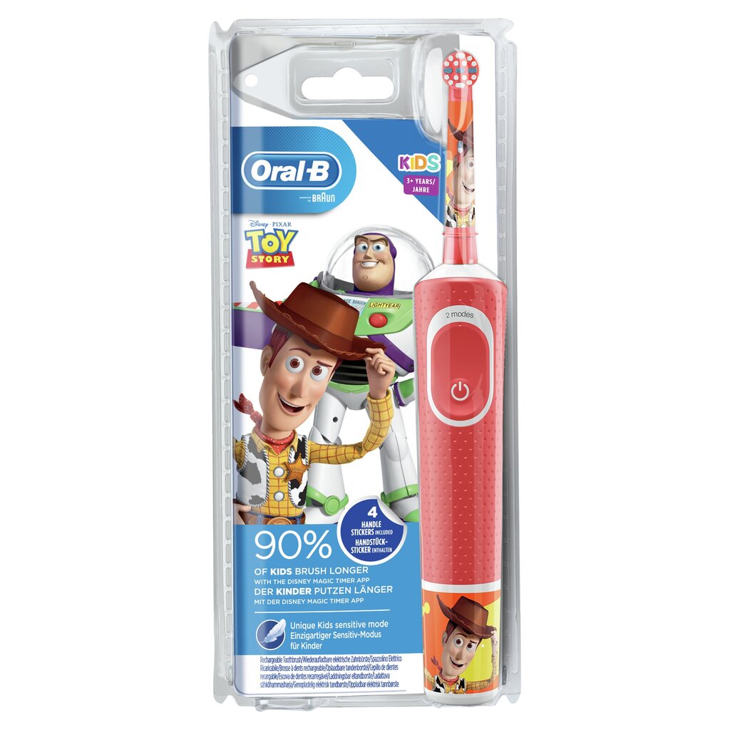 D100.413.2K Kids Toy Story el.hambahari lastele taimeriga +reisikarp hind ja info | Elektrilised hambaharjad | kaup24.ee