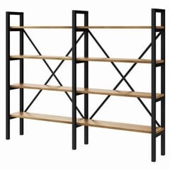 Industriaalstiilis riiul MEDIUM Double seeriast, Decorates 130x160 cm цена и информация | Полки | kaup24.ee