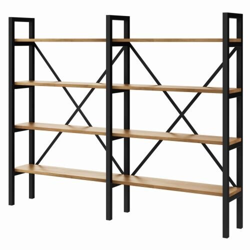 Industriaalstiilis riiul MEDIUM Double seeriast, Decorates 130x160 cm цена и информация | Riiulid | kaup24.ee