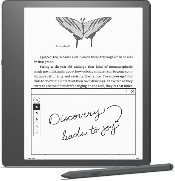 Kindle Scribe 32GB USB-C tungsten цена и информация | E-lugerid | kaup24.ee