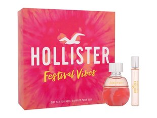 Набор парфюмерии для женщин Hollister Festival Vibes EDP, 50 мл + 15 мл цена и информация | Женские духи | kaup24.ee