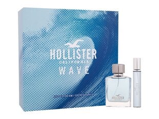 Подарочный набор духов для мужчин Hollister Wave Man EDT, 50 мл + 15 мл цена и информация | Мужские духи | kaup24.ee