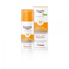 Päikese geelkreem Eucerin Sun Pigment Control SPF 50+, 50 ml hind ja info | Päikesekreemid | kaup24.ee