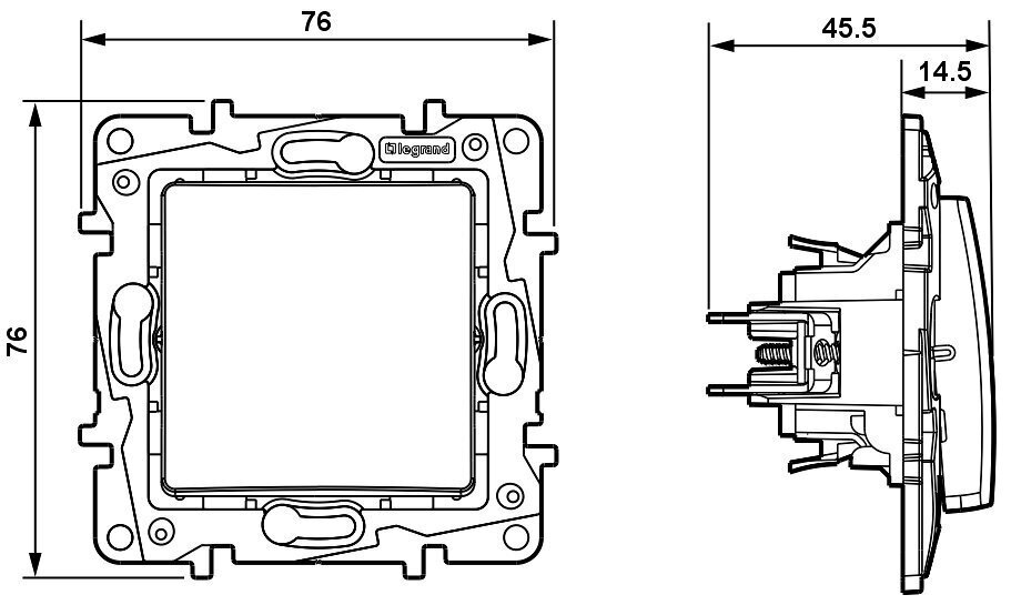 Lüliti LE-764507 Niloe 230 V 6 A Legrand hind ja info | Lülitid ja pistikupesad | kaup24.ee