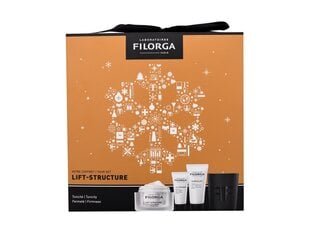 Kosmeetikakomplekt Filorga Lift Structure naistele: Lift Designer seerum 7 ml + Lift Structure kreem 50 ml + Sleep & Lift öökreem 15 ml + lõhnaküünal 70 g цена и информация | Кремы, лосьоны для тела | kaup24.ee