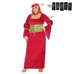 Маскарадный костюм для взрослых Красный Дама средневековья цена и информация | Карнавальные костюмы | kaup24.ee