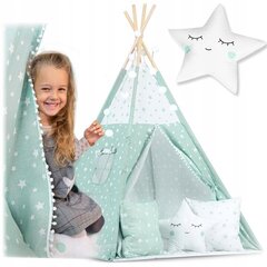 Детская палатка с подсветкой, зелёная цена и информация | Детские игровые домики | kaup24.ee