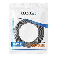 Montis KABEL SIECIOWY S/FTP MT041-20 CAT.7 Сетевой кабель 20 м Черный Cat7 S/FTP (S-STP) цена и информация | Кабели и провода | kaup24.ee