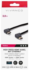 Vivanco кабель HDMI - HDMI 3 м с углом (47107) цена и информация | Кабели и провода | kaup24.ee