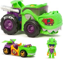 Mega Wheels T-Racers T-Rex stardi- ja juhikomplekt hind ja info | Poiste mänguasjad | kaup24.ee