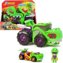 Mega Wheels T-Racers T-Rex stardi- ja juhikomplekt hind ja info | Poiste mänguasjad | kaup24.ee