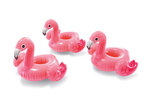 Täispuhutav jookide hoidja Flamingas, 33x25 cm, 3 tk. hind ja info | Täispuhutavad veemänguasjad ja ujumistarbed | kaup24.ee