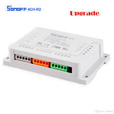 Sonoff 4CH R2 - 4 kanali nutikas lüliti hind ja info | Valvesüsteemid, kontrollerid | kaup24.ee