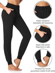 Спортивные брюки женские SEVEGO, черные цена и информация | Женские брюки | kaup24.ee