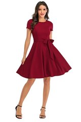 Naiste Rockabilly kleit Dresstells, punane hind ja info | Kleidid | kaup24.ee