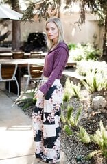 Женские брюки для йоги Totault, цветочный цена и информация | Женские брюки | kaup24.ee