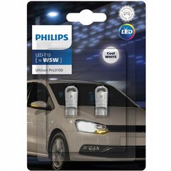 Autolambid Philips Ultinon Pro3100 W5W T10 6000K LED hind ja info | Philips Autokaubad | kaup24.ee